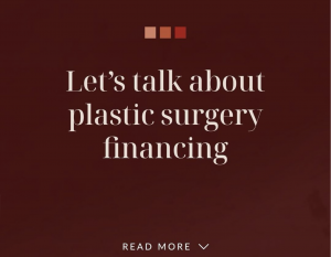 plastic surgery financing
