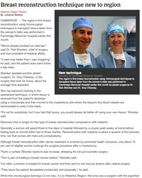 Breast reconstruction media post