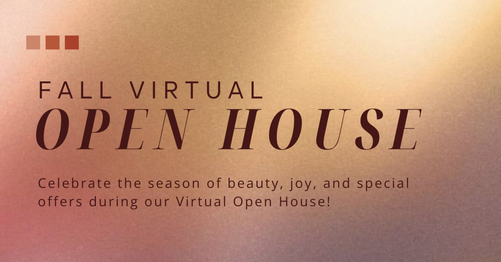 Fall 2026 Virtual Open House Nov 9-11