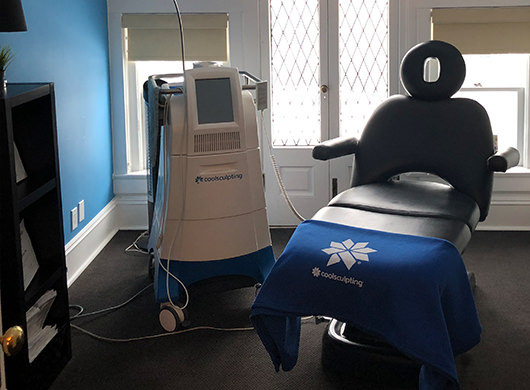 Our coolsculpting room